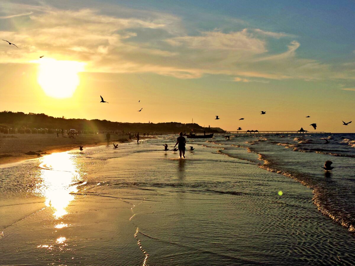 Sonnenuntergang am Ahlbecker Strand