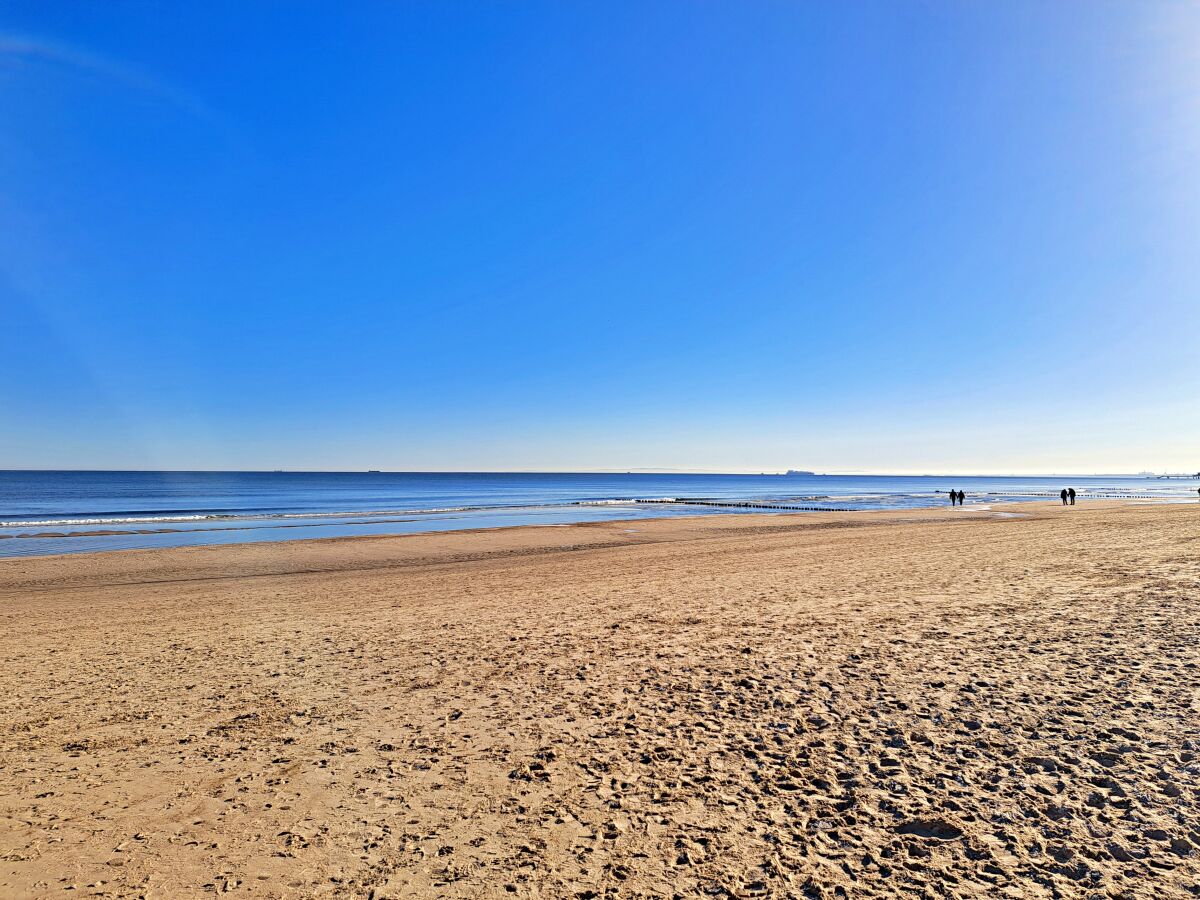 fast menschenleerer Strand