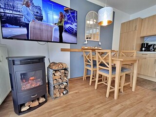 Elektrokamin für gemütliche Stunden