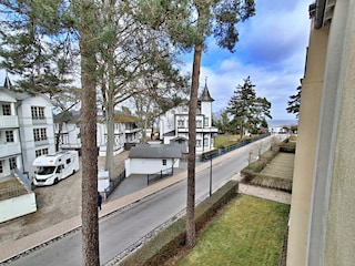 seitlicher Ausblick auf die Ostsee vom Schlafzimmer