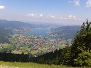 Blick vom Wallberg auf den Tegernsee