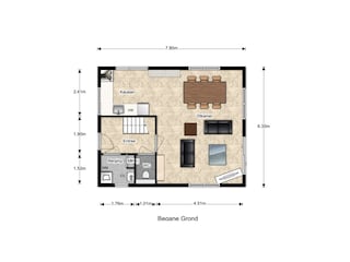 Bungalow Wervershoof Grondplan 29