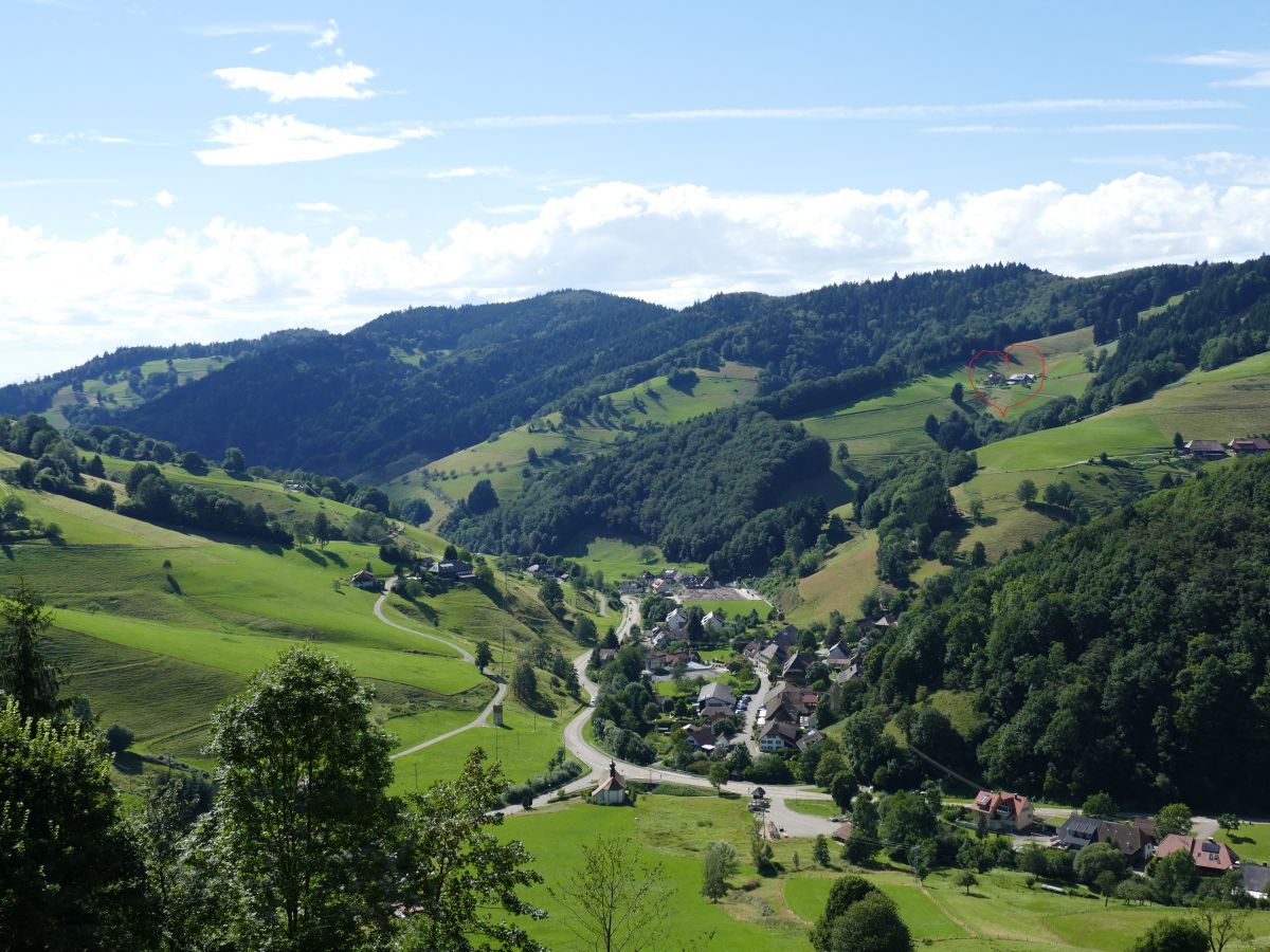 Blick auf den Hof