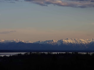 Die Aussicht an einem klarem Wintertag