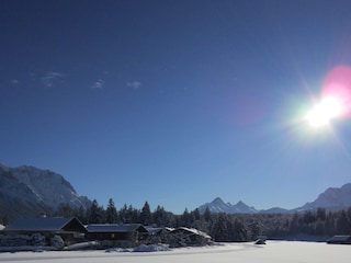 Blick vom Balkon