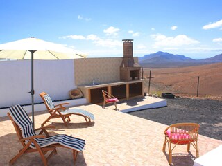 Sun terrace with BBQ area