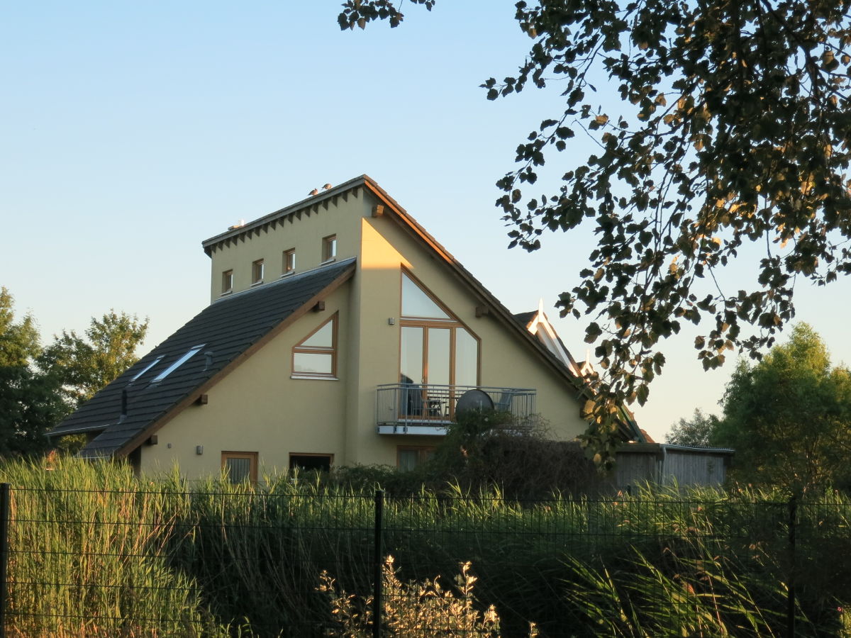 Blick auf die Wohnung "Strandkorb"