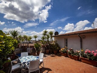 Dachterrasse, Südostseite