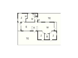 Maison de vacances Flovt Strand Plan d'étage 2