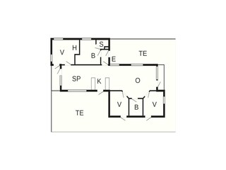 Maison de vacances Flovt Strand Plan d'étage 3