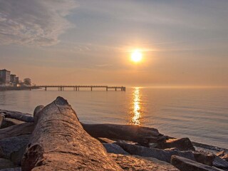 Romantischer Sonnenaufgang vor Sassnitz