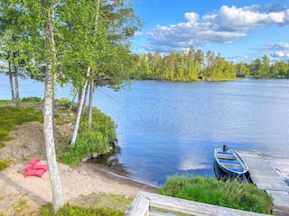 Ihre private mini Badestelle vor dem Haus (Südseite)