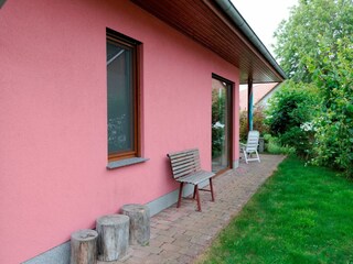 Sitzbereich an der Aussenseite