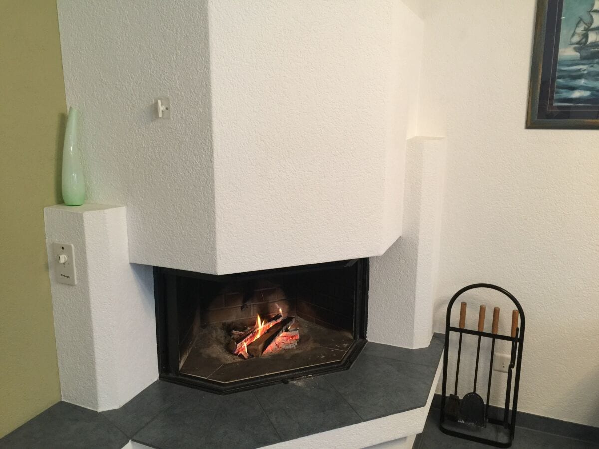 Kamin im Wohnzimmer