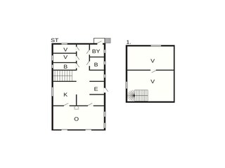 Vakantiehuis Kyrkhult Grondplan 5
