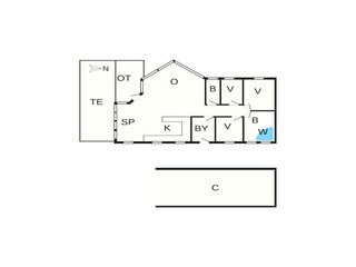 Casa per le vacanze Knud Strand Pianta del piano 3