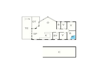 Vakantiehuis Knud Strand Grondplan 39