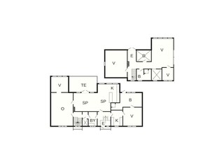 Maison de vacances Hulterstad Plan d'étage 50