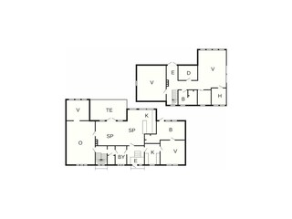 Vakantiehuis Hulterstad Grondplan 50