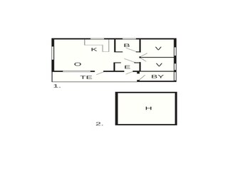 Vakantiehuis Nordli Grondplan 5