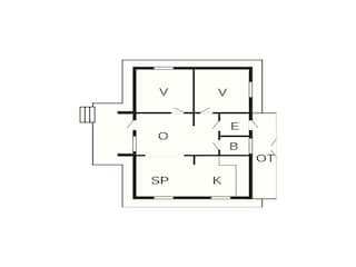 Vakantiehuis Leirvik Grondplan 22