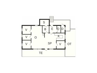 Vakantiehuis Bygland Grondplan 29