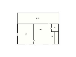 Vakantiehuis Hunnebostrand Grondplan 13