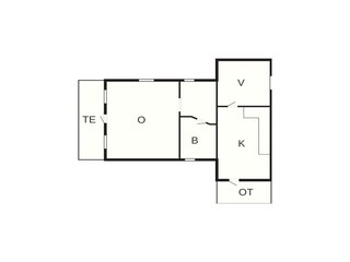 Vakantiehuis Västrum Grondplan 16