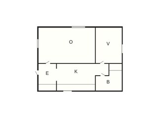 Casa de vacaciones Hjaeltevad Plano de planta 13
