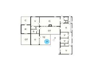 Vakantiehuis Hörvik Grondplan 32