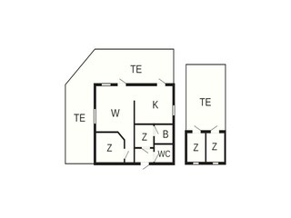Vakantiehuis Gränna Grondplan 25