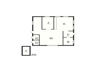 Casa per le vacanze Blixtorp Pianta del piano 43