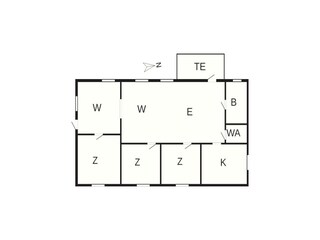 Vakantiehuis Torsby Grondplan 4