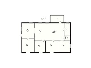 Vakantiehuis Torsby Grondplan 15