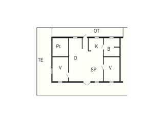 Vakantiehuis Sölvesborg Grondplan 13