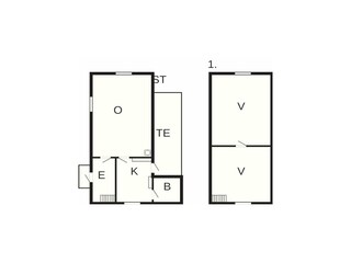 Casa per le vacanze Skruv Pianta del piano 25