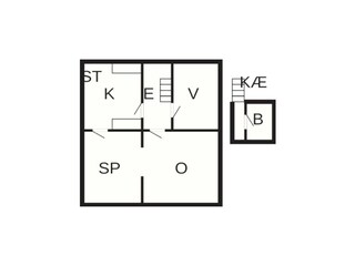 Vakantiehuis Bullaren Grondplan 19