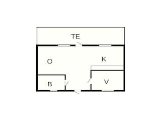 Vakantiehuis Gardsjö Grondplan 16