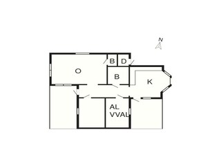 Maison de vacances Glommen Plan d'étage 12