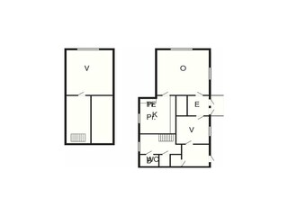 Vakantiehuis Pauliström Grondplan 6