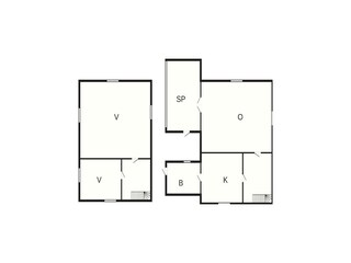 Vakantiehuis Loftahammar Grondplan 13
