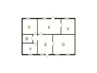 Vakantiehuis Varekil Grondplan 28