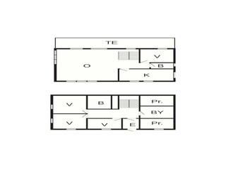 Vakantiehuis Staubø Grondplan 24