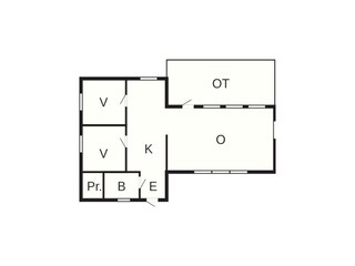Vakantiehuis Totebo Grondplan 24