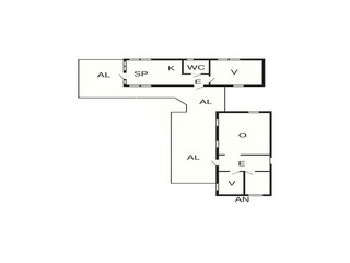 Vakantiehuis Falkenberg (Schweden) Grondplan 17