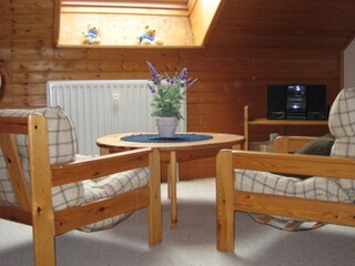 Sitzecke im zweiten Schlafzimmer