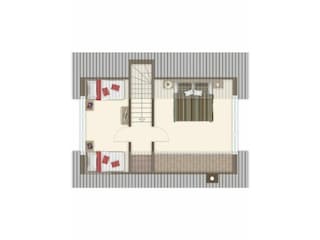 Grundriss OG Ferienhaus Deich und Meer
