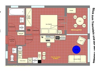 Appartamento per vacanze Gmunden Pianta del piano 36