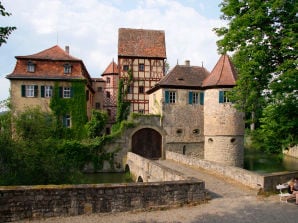 Ferienwohnung Burghäuschen Wasserschloss Unsleben