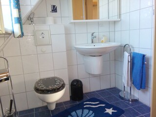 Dusche mit WC